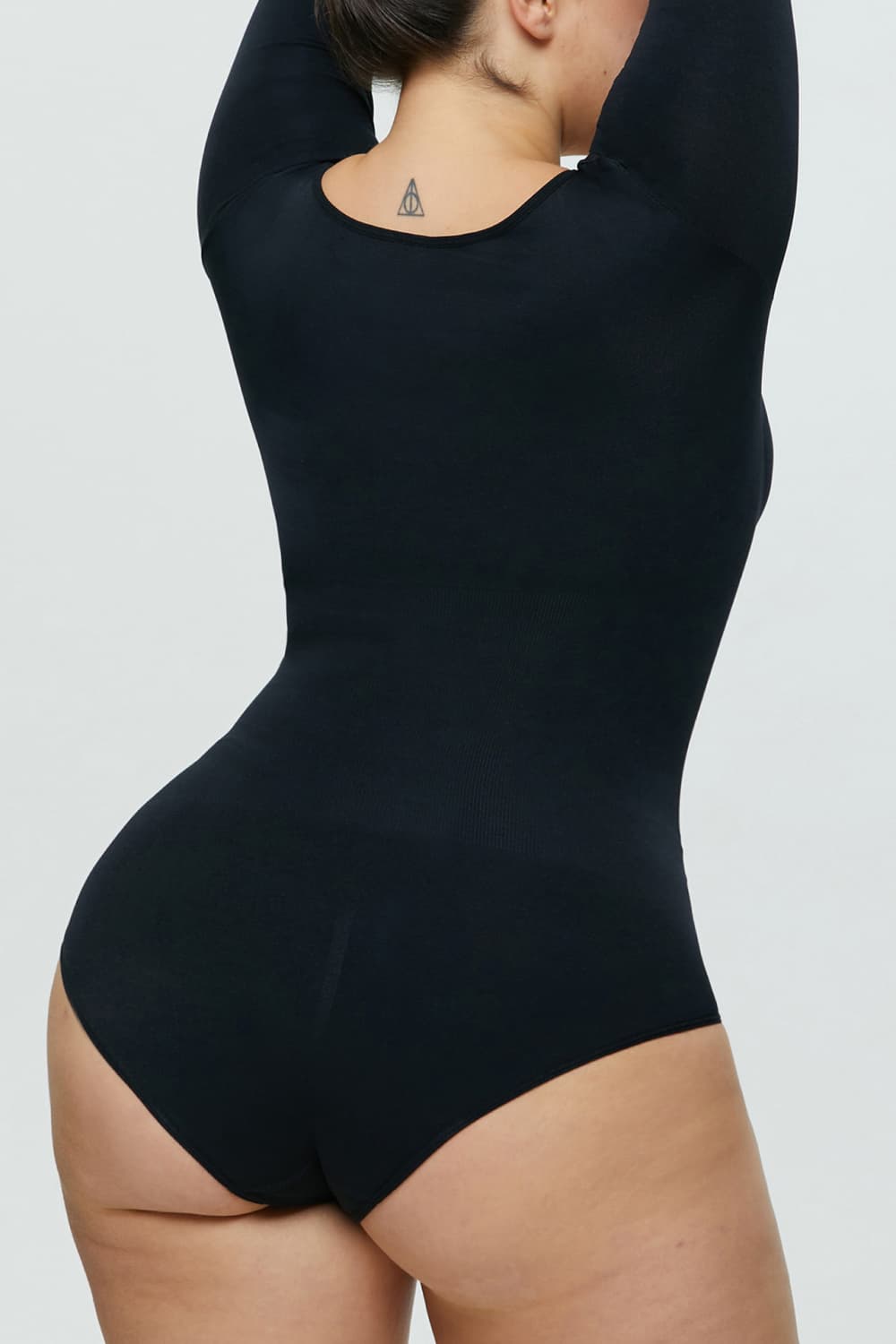 Full Size Long Sleeve Shaping Bodysuit - p9nstyle